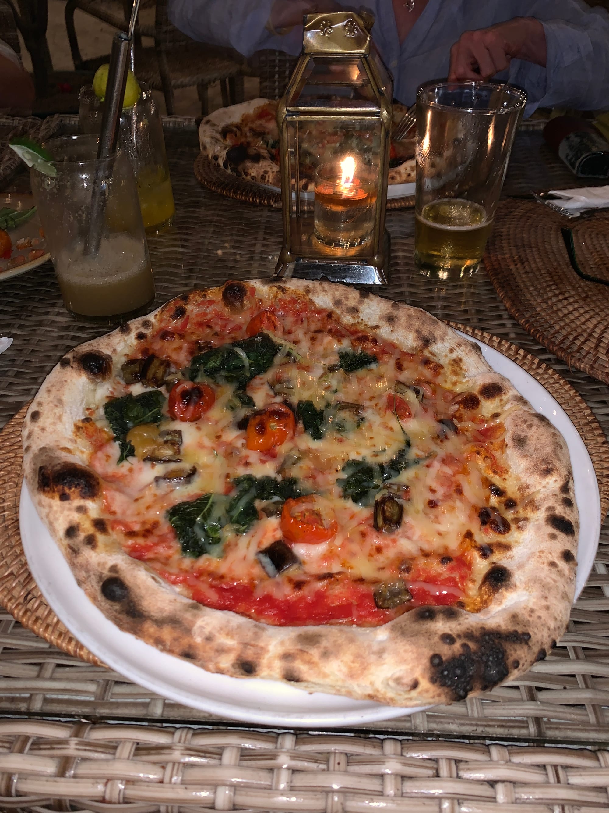 pizza at Mama Pizza Gili Air