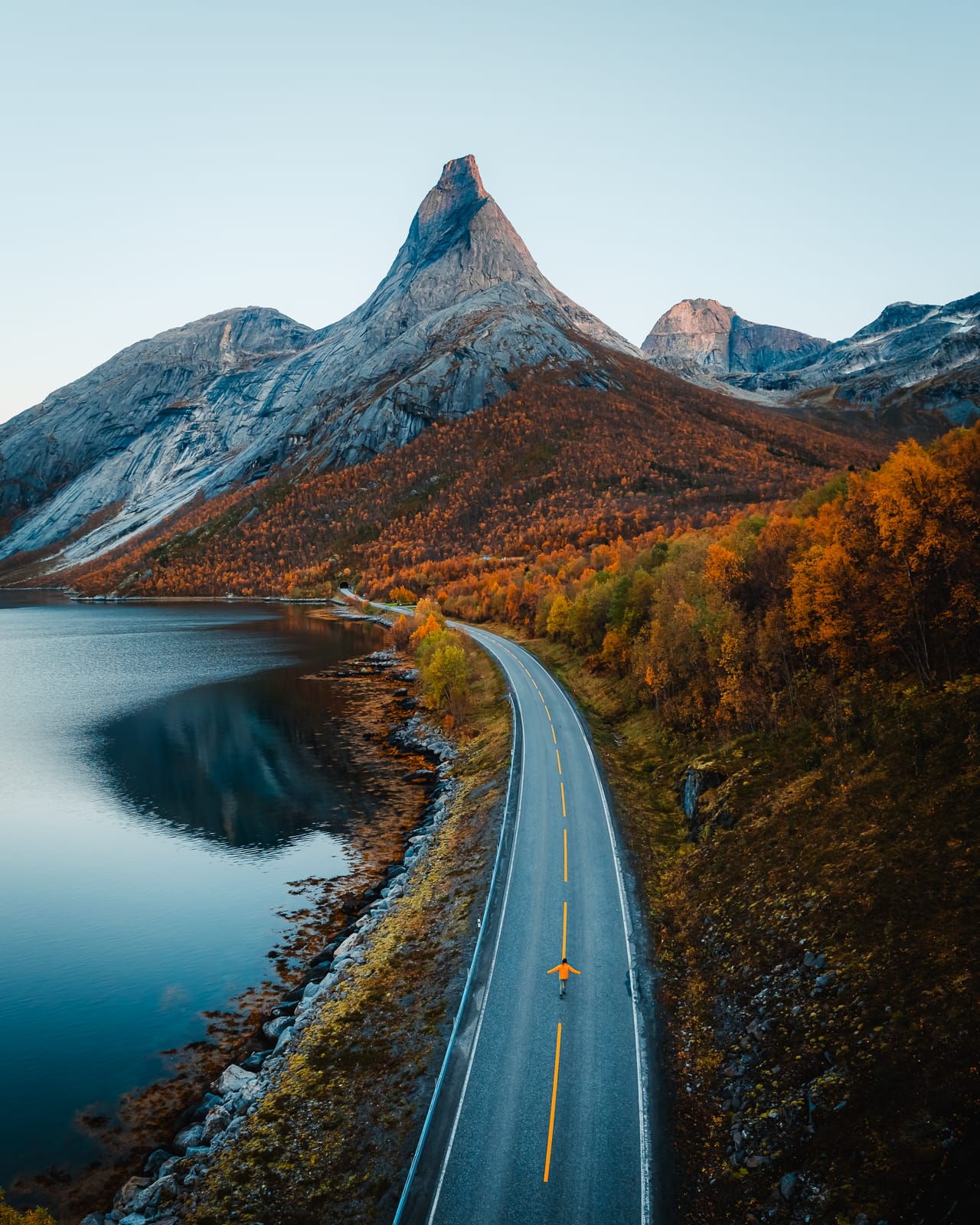 stetind mountain landscape in norway
