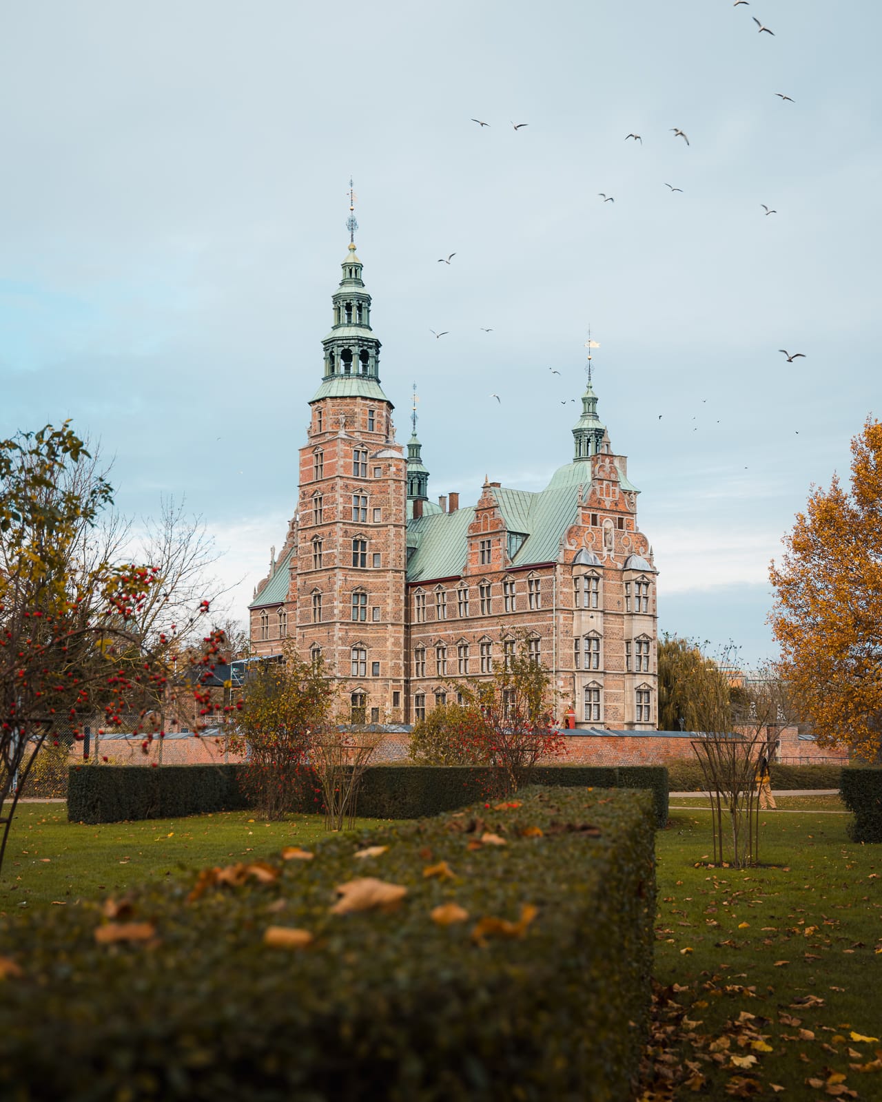 View of Rosenborg Castle from the gardens