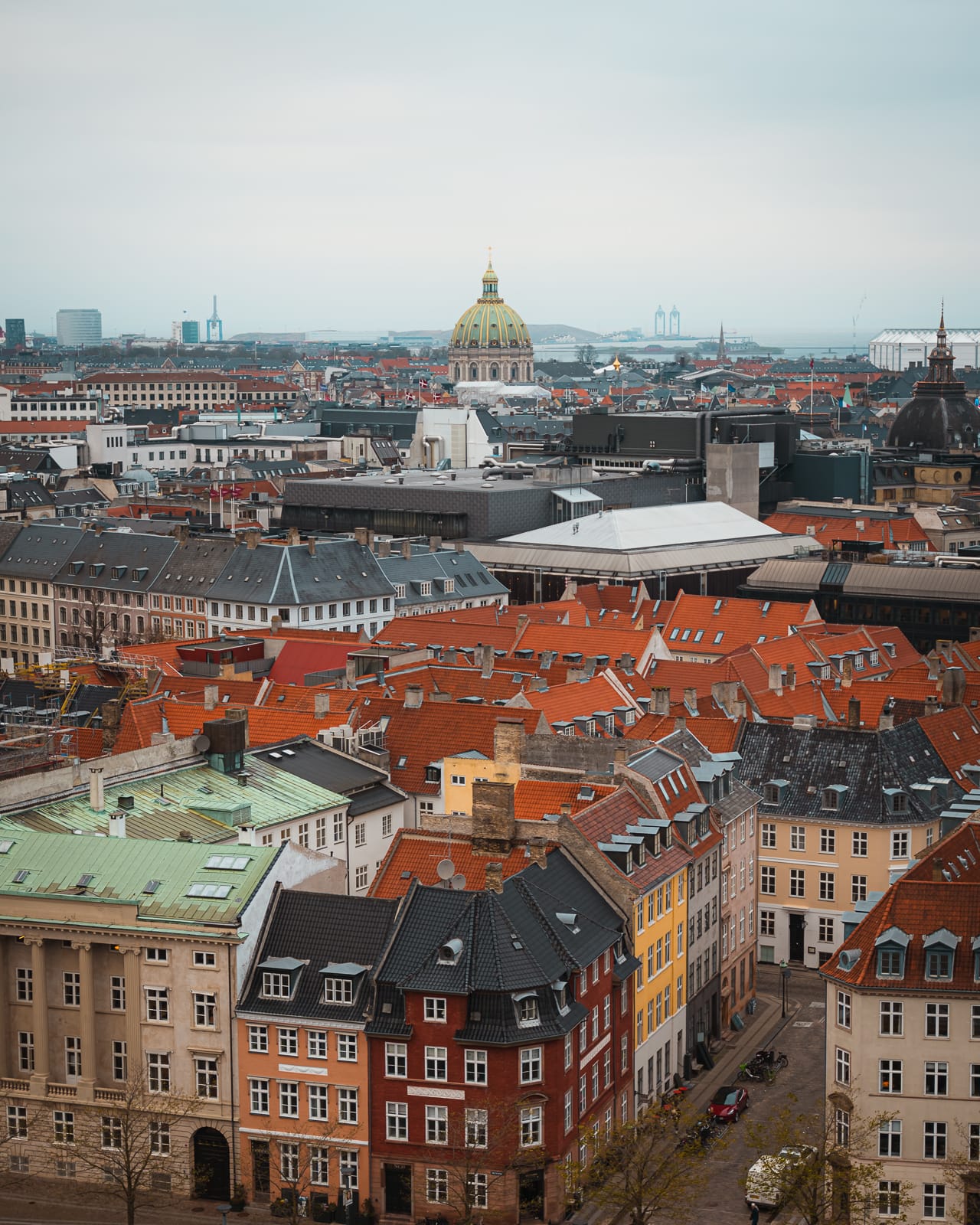 view of colourful buildings in Copenhagen